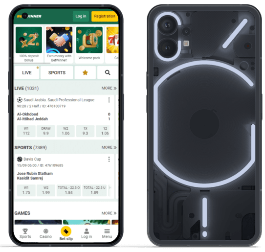 betwinner mobile site